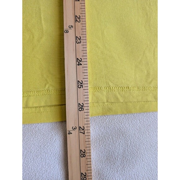 Ocean Pacific OP T-Shirt Mens Medium Reversible Vintage Y2K Graphic Tee Yellow - Picture 11 of 11